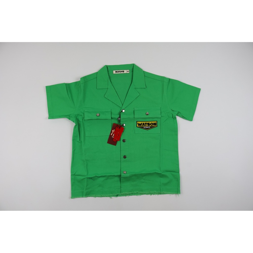 Watson Studios Shirt Invasion Graphic Green XS NWT 110